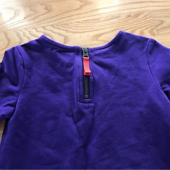 Matching dresses Primary Cozy purple grape sister French Terry size 3 4 5 4-5 - Picture 2 of 8